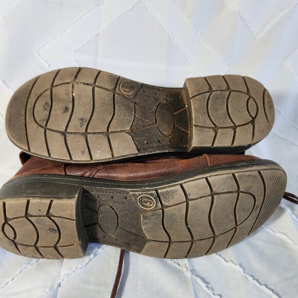 Natural Reflections Brown Fold Top Ankle Boots 6M - Picture 7 of 7